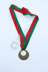 勋章奖得主是金属运动丝带白色青铜英雄庆典红色金子冠军图片