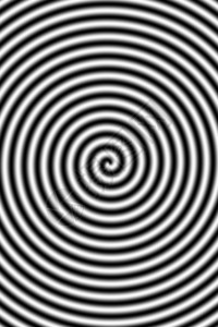 催眠插图漩涡状漩涡黑色白色旋转图片