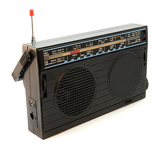 旧无线电台说唱扬声器立体声旋律金属塑料古董音乐学校广播图片