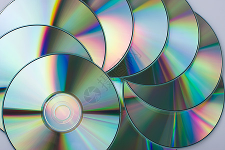 多色 CD 光盘图片