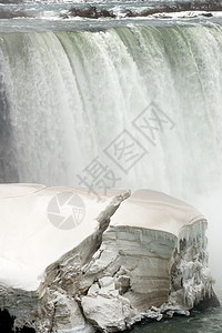 尼亚加拉冬季瀑陷图片