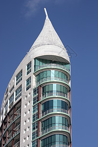 现代公寓玻璃住宅财产房子阳台天空住房奢华住所财富图片
