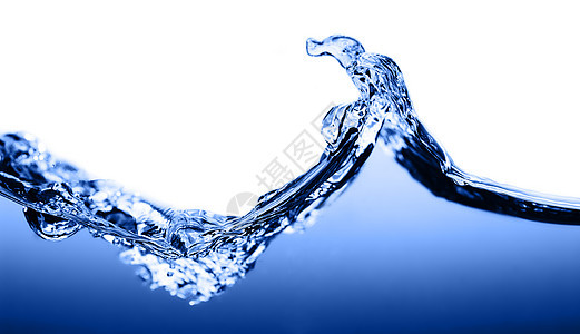 清洁水水滴气泡波纹卫生海洋流动环境运动液体蓝色图片
