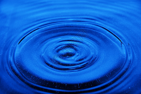 水环液体海浪雨滴蓝色床单反射戒指飞溅行动气泡图片
