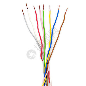 电线黄色棕色白色灰色绿色蓝色电缆电子产品技术粉色图片