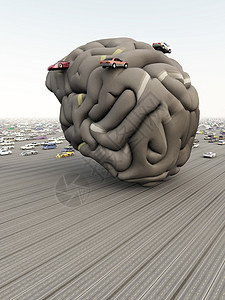 汽车脑思维生物学卫生车辆科学智商旅行专注头脑智力图片