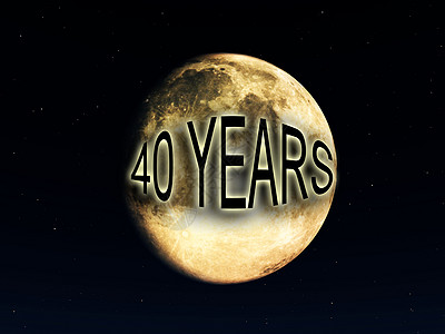 月球登陆40年后纪念日星星月亮月夜卫星气氛景观月光庆典天空图片