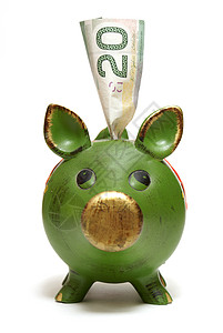 猪猪银行投资财富生长收益储蓄账单银行业退休安全经济图片