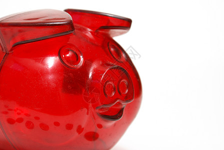 猪猪银行小猪概念经济白色储蓄商业红色生长现金货币图片