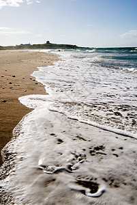 美丽的海滩 海浪大冲浪海岸线假期太阳沿海支撑晴天海景海岸娱乐图片