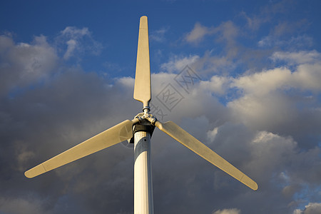 风风涡轮金属活力天空力量发电机环境绿色技术白色图片