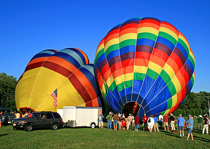 新泽西的气球节航空热情乐趣节日火焰飞行员航班蓝色材料天空图片