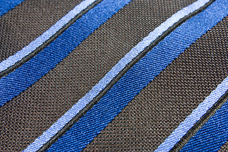 组织质体青色织物蓝色条纹棕色领带丝绸图片