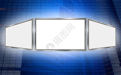 Global 3d屏幕复制空间技术概念商业视频展示娱乐控制板蓝色互联网框架电影世界图片