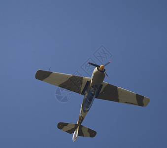 扶轮飞机速度飞行螺旋桨行动特技飞行员航空天空翅膀阳光背景图片