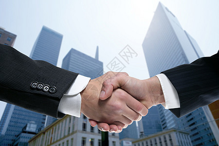 商务人士伙伴用手握手和西装工人会议交易管理人员协议商业手势男性合伙工作图片