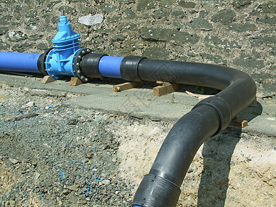 水管工作工业地区性挖掘安全管道基础设施图片