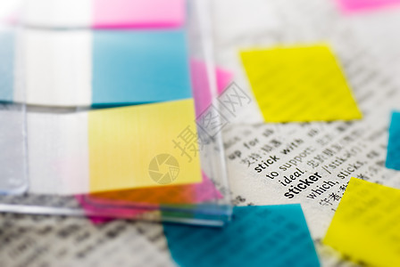 标签和贴标签是有用的工具框架办公室贴纸白色商业木板海报笔记空白阅读图片