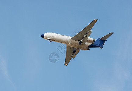 平面送货日程喷射乘客空气蓝色游客齿轮旅游飞机图片