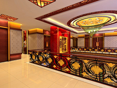 餐馆奢华顶楼木头商业餐厅工作效果图大厅房间木地板图片
