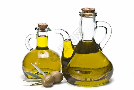 橄榄油处女农业调味品液体树叶橄榄枝绿色酱料营养玻璃图片