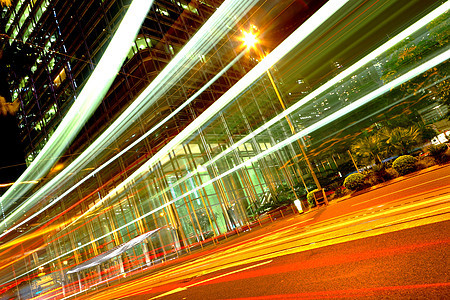 夜间与城市交接建筑地球旅行戏剧性景观市中心线条辉光公共汽车驾驶图片
