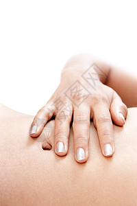 特写印度女人的肚子肚脐女性手指身体棕榈指甲青少年女士腰部女孩图片