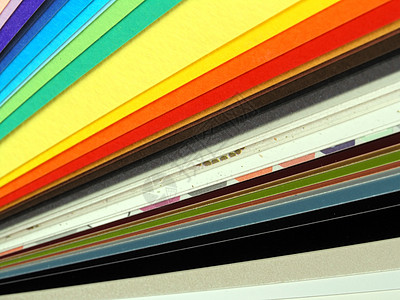 商业名片纸张样本彩虹创造力设计平面爱好原色回形针橙子黄色艺术图片