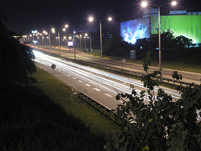 夜里漫漫夜景城市线条驾驶天空速度辉光运动卡车街道图片