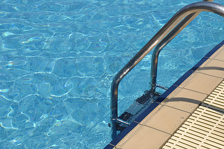 游泳池梯楼梯假期俱乐部游泳旅游场景入口金属阳光奢华图片