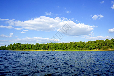 静默森林阳光渔夫波浪地平线天气沙浪航行游艇树木图片
