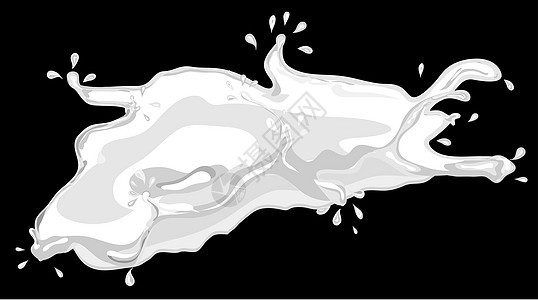 牛奶插图白色甜点卫生流鼻涕海浪飞溅奶昔宏观液体波纹图片