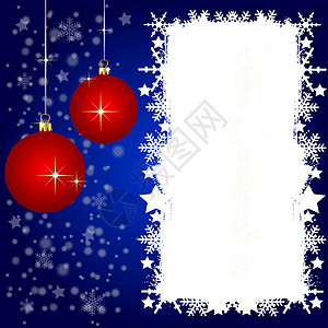 蓝色 Christmas 背景 您文本的背景空间插图反射空白墙纸庆典金子卡片闪光横幅星星图片