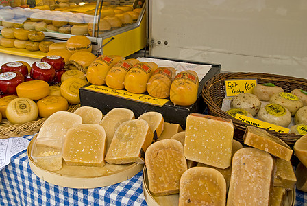 奶酪食物椭圆形圆圈饮食黄色市场圆形农民商业产品图片