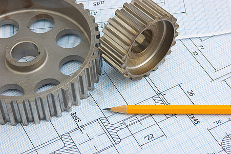 工具 工具和机制的详细详细信息乐器图表轴承机械技术卡尺统治者正方形齿轮枕头背景图片