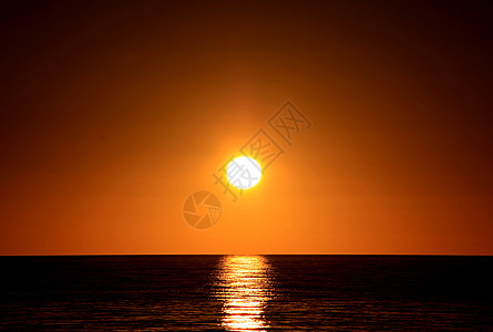澳大利亚阿德莱德州拉尔格湾 澳大利亚过滤海岸日出海滩海浪反射小路环境橙子天空图片