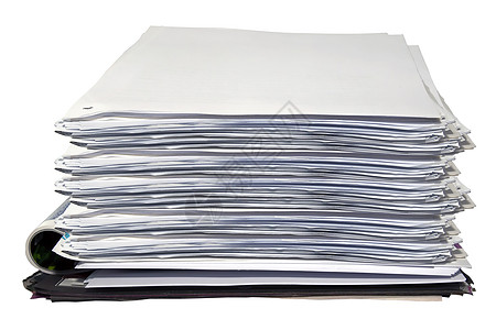 纸堆纸邮件组织文件夹文档工作数据文书图片