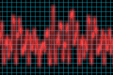 心脏监视器展示科学体积音乐示波器海浪电子振动波长技术图片