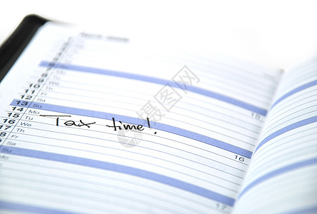 计时时间税收活动商业议程调度日历财政计划组织程序图片
