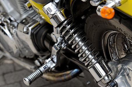 摩托车车辆发动机保险杠自行车机器车轮引擎合金金属运输图片