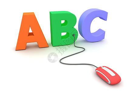 浏览 ABC - 红鼠标图片