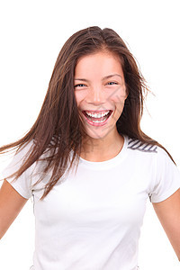快乐运动女运动员出汗极乐成功白色女性喜悦微笑幸福女孩女士图片