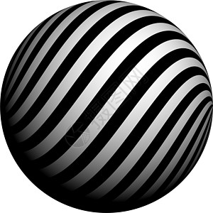 四轮半音调图像  黑白圆形图案设计辉光皇家反射黑色玻璃白色吊坠风格奢华装饰图片