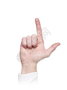 字母 L手语手指人类障碍个性国际拇指沟通语言人群图片