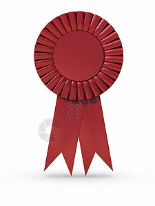 红丝带证书徽章成功红色勋章奖章对象白色成就图片