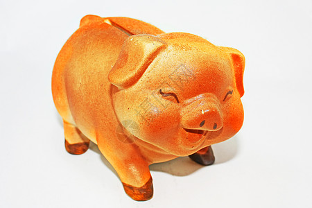 猪猪银行现金货币经济繁荣金融小猪贷款投资硬币成功图片