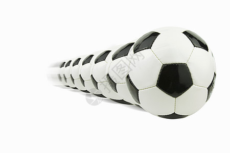 黑色和白色皮革足球等高数字增能移动背景图片