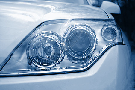 汽车保险杠车头灯蓝色车辆车灯汽车速度头灯运动交通街道力量背景