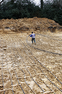 建造了地热供热系统专家制热量能源业主生态冷却环保电力活力接地图片