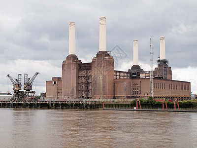 伦敦巴特海发电站电站工业力量英语建筑地标车站建筑学王国纪念碑图片